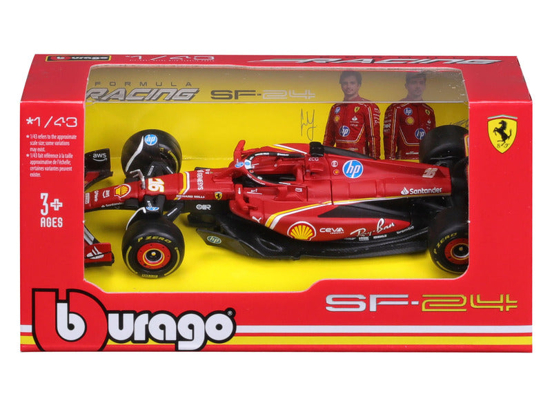 Ferrari Model car, Charles Leclerc, SF-24, bburago, red đ„