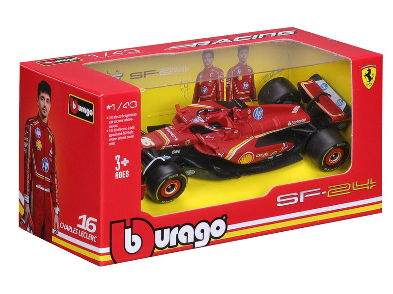 Ferrari Model car, Charles Leclerc, SF-24, bburago, red đ„