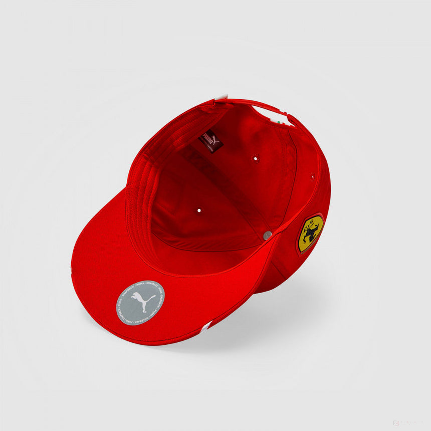 Ferrari Flatbrim Cap, Puma Carlos Sainz, Adult, Red, 2021 - FansBRANDS®