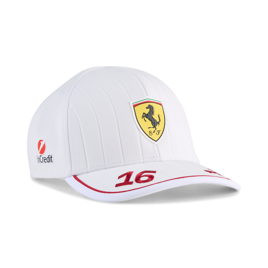 Ferrari, Charles Leclerc, Baseball Cap, white 🔥