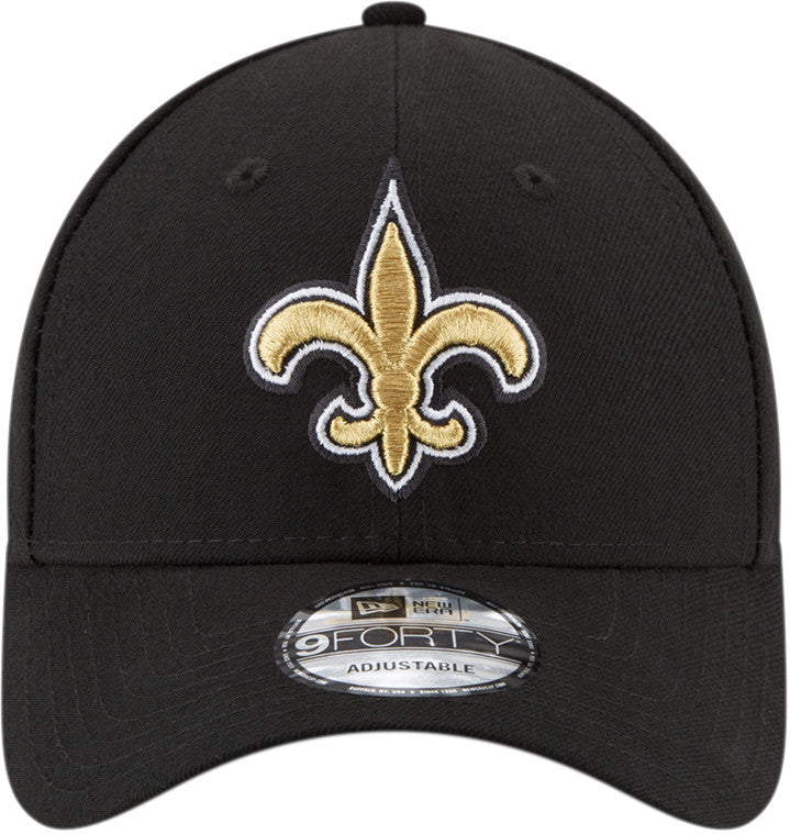 New Orleans Saints baseball cap, New Era, 9FORTY, black