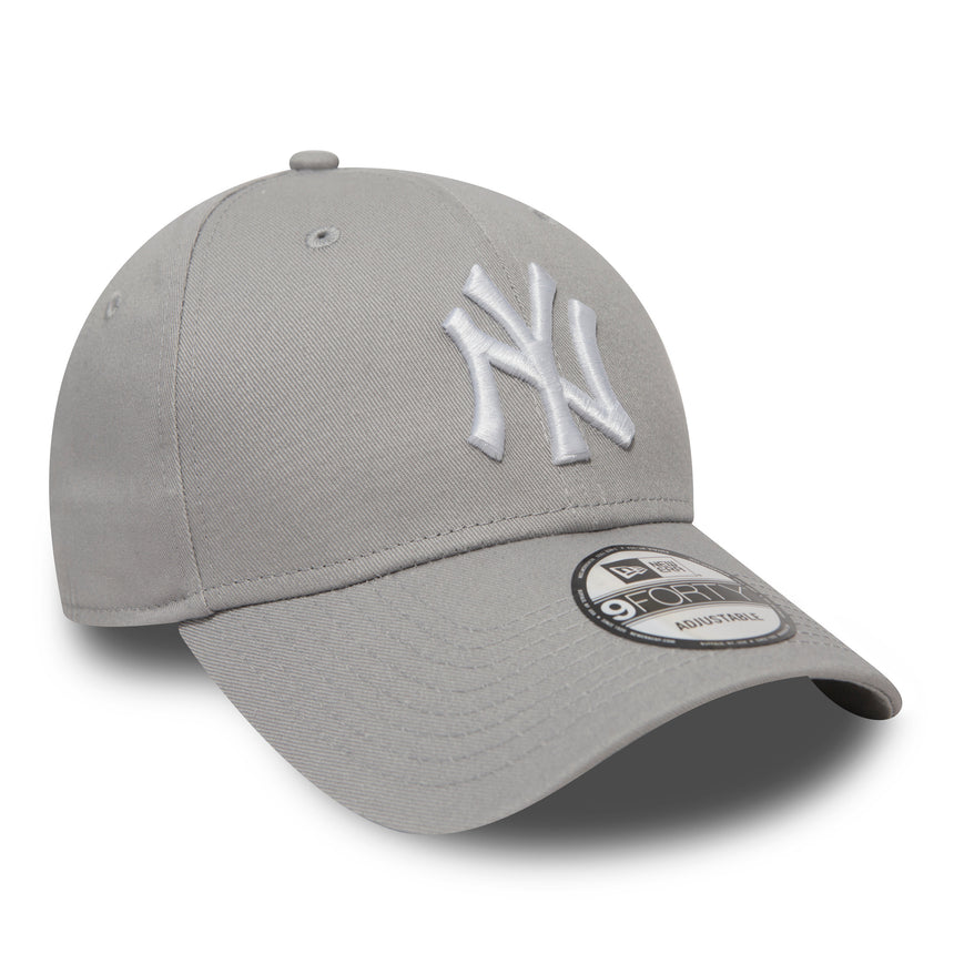 New York Yankees baseball cap, New Era 9FORTY, gray