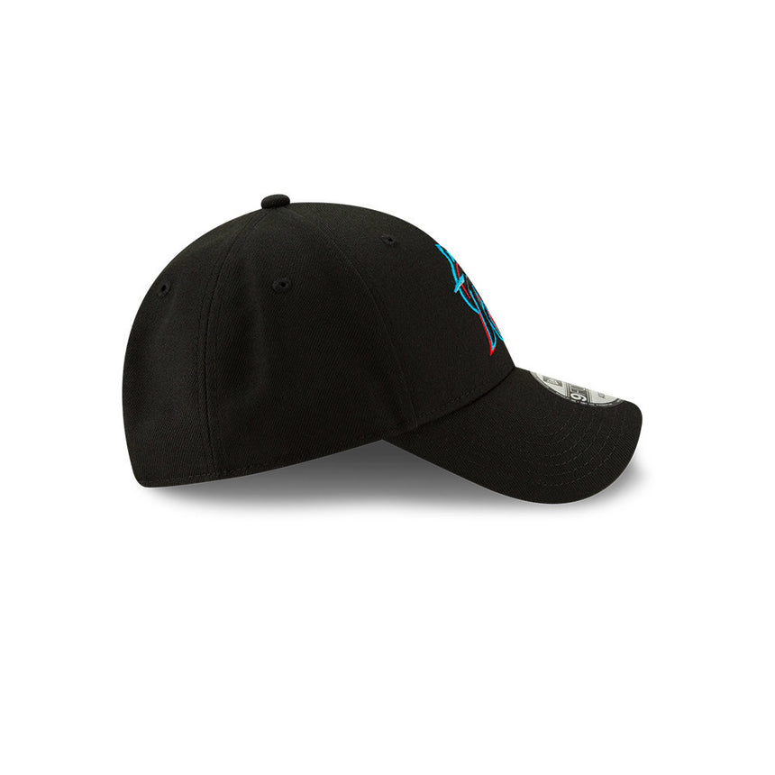 Miami Marlins cap, New Era, 9FORTY, team, black