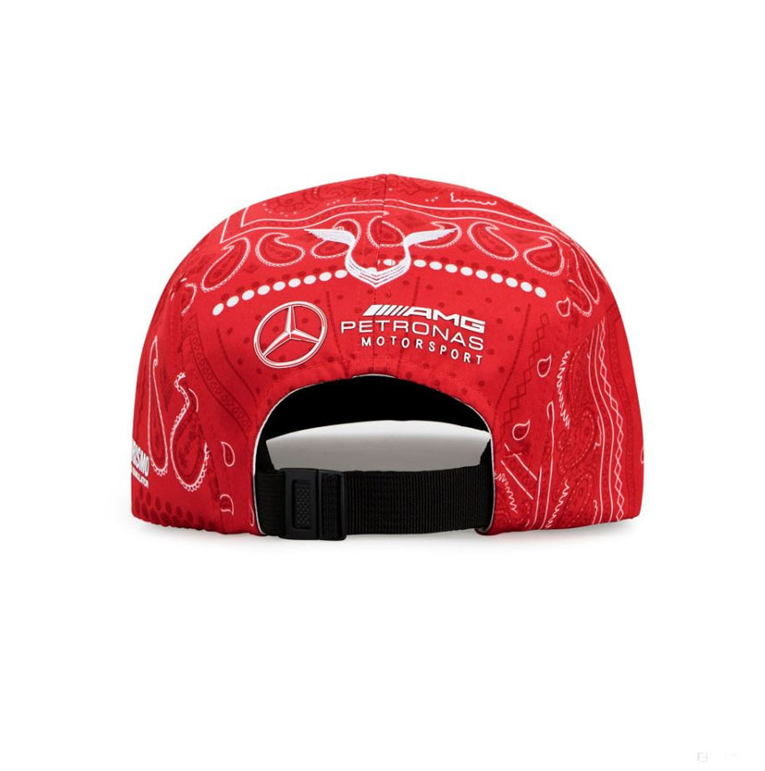 Mercedes Hamilton Baseball Cap, British GP, Adult, Red, 2020 - FansBRANDS®