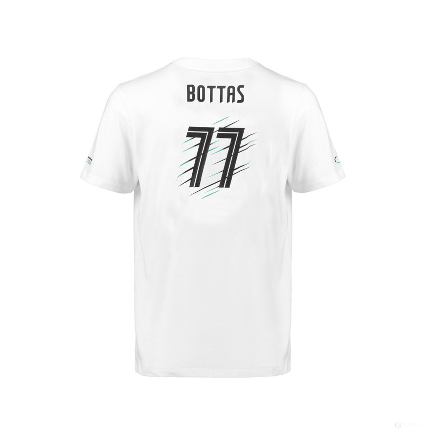 Mercedes Kids T-shirt, Bottas, White, 2018 - FansBRANDS®