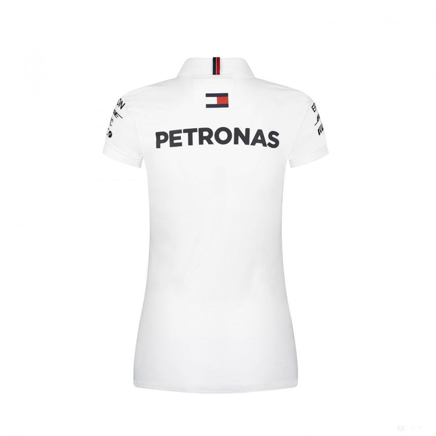 Mercedes Womens Polo, Team, White, 2019 - FansBRANDS®