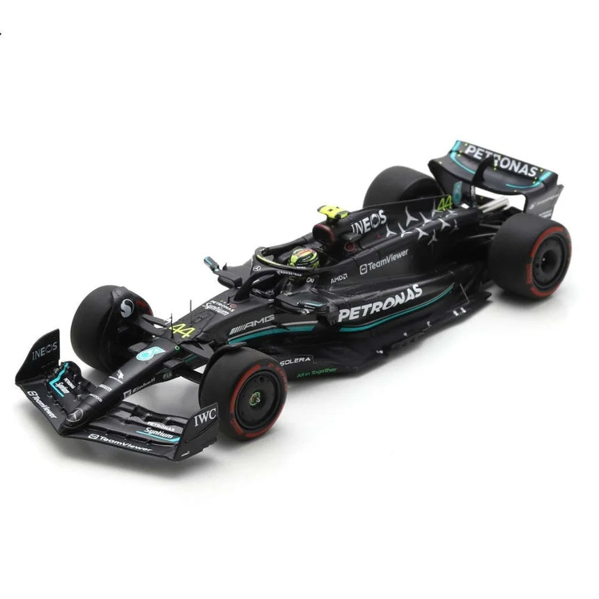 Mercedes model car, F1 W14 E, bburago, 1:43, Lewis Hamilton #44, 2023