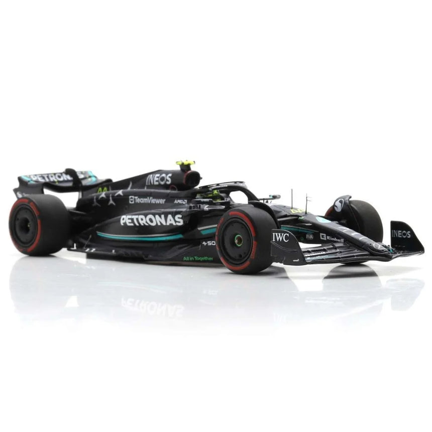 Mercedes model car, F1 W14 E, bburago, 1:43, Lewis Hamilton #44, 2023