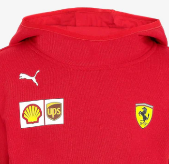 Ferrari Kids Hoodie, Team, Red, 20/21