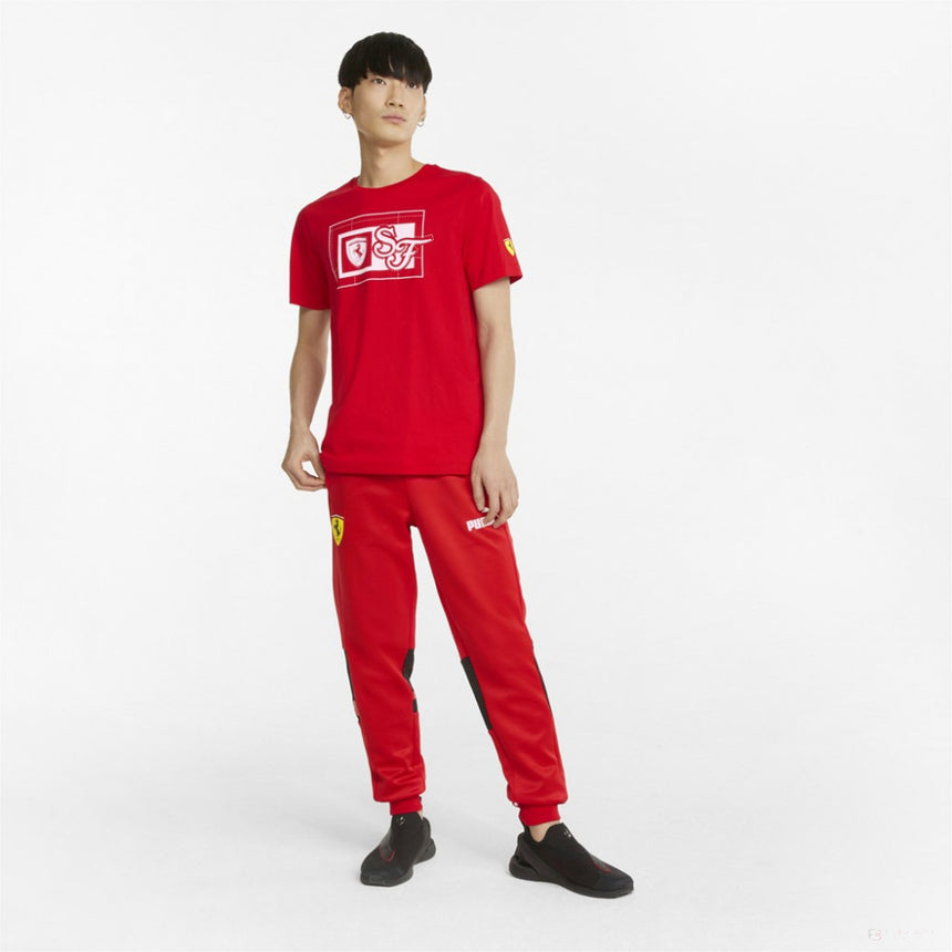 Puma Ferrari Race T-shirt, Red, 2022 - FansBRANDS®