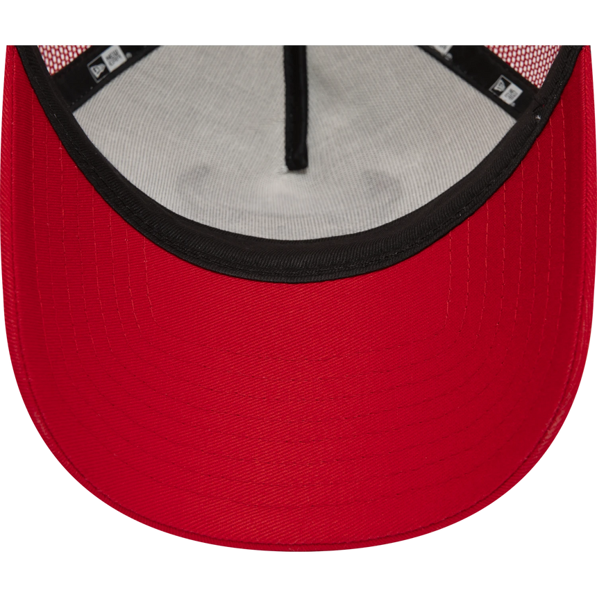 Chicago Bulls cap, New Era, trucker, white