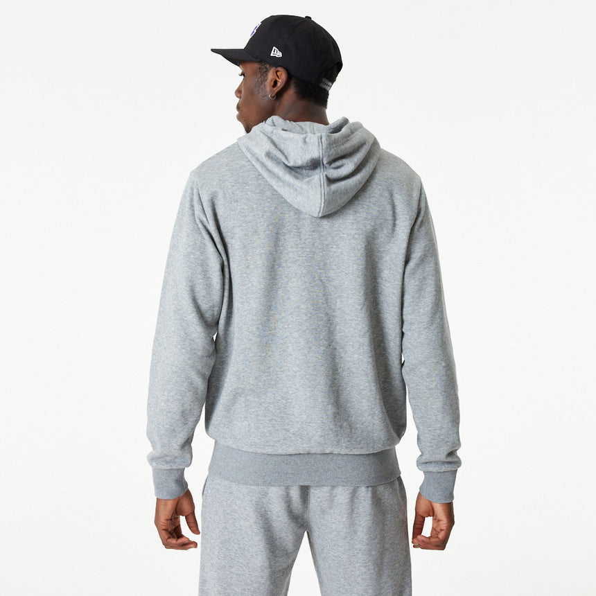 Los Angeles Lakers sweatshirt, hooded, fullzip, New Era, grey