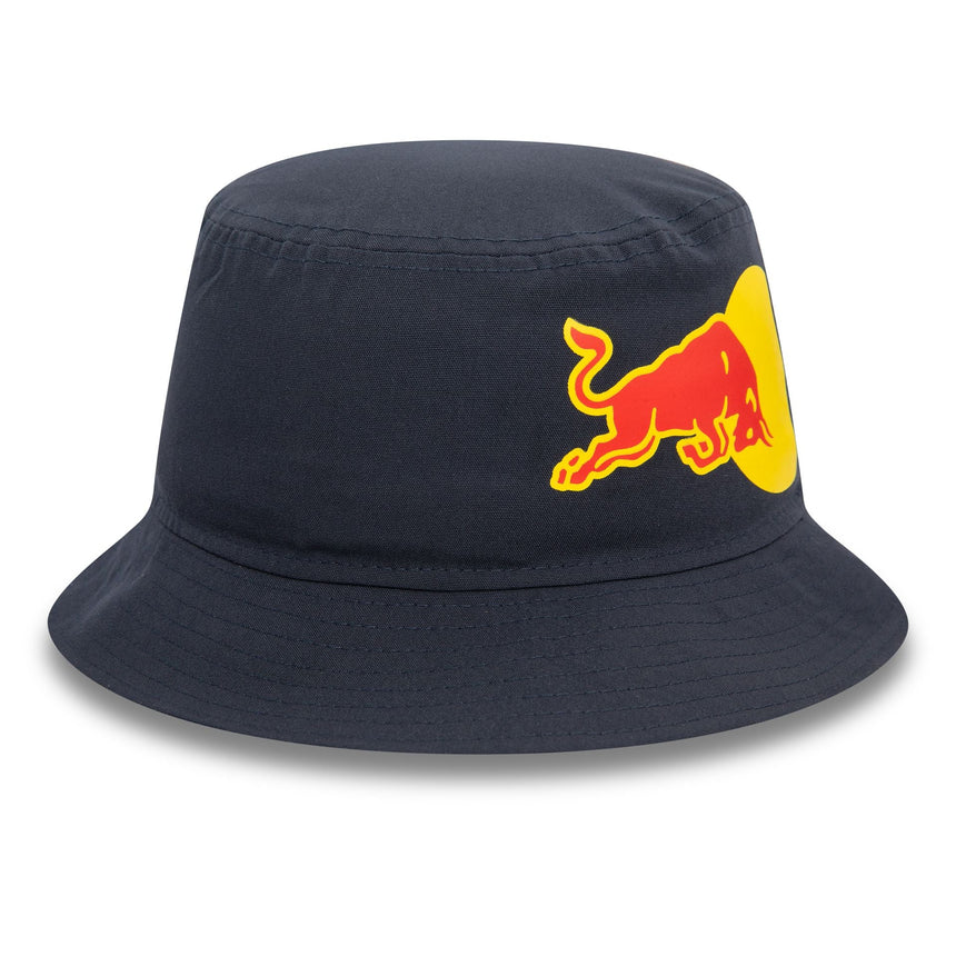 Red Bull bucket hat, New Era, grapihic, blue