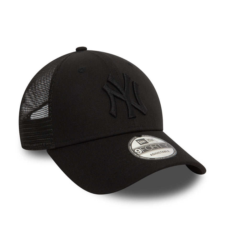 New York Yankees cap, trucker, New Era, 9FORTY, full black