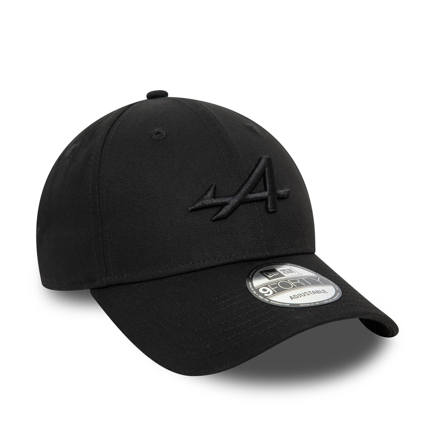 Alpine cap, embossed. New Era, 9FORTY, black