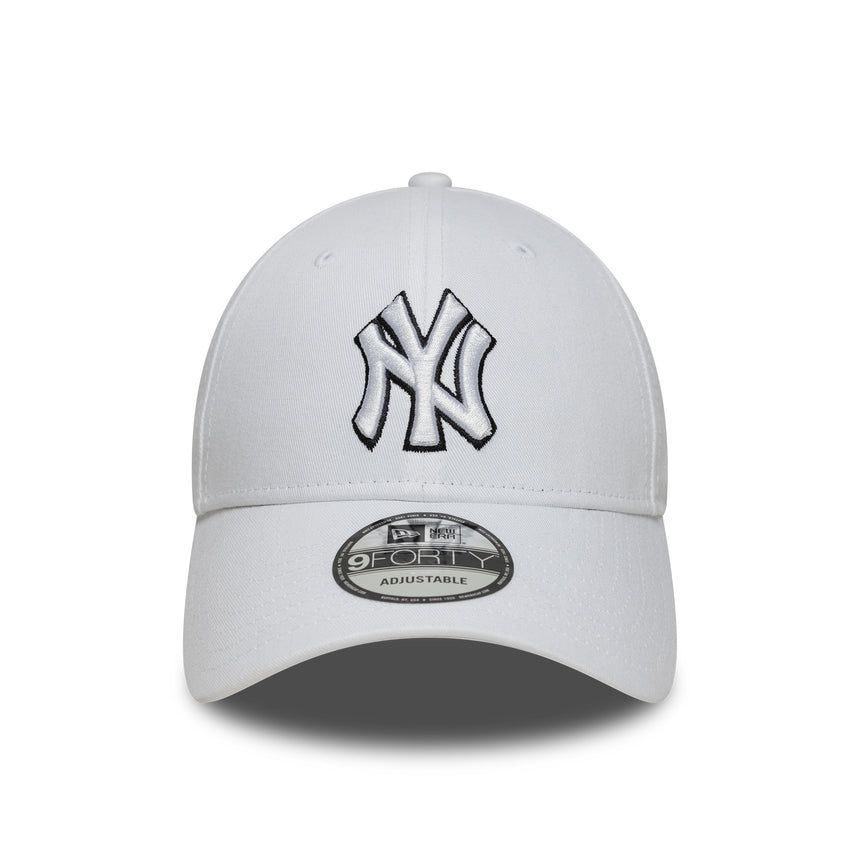 New York Yankees cap, New Era, 9FORTY, white