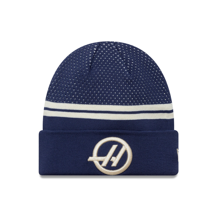 Haas beanie, cuff knit, engineered, New Era, blue