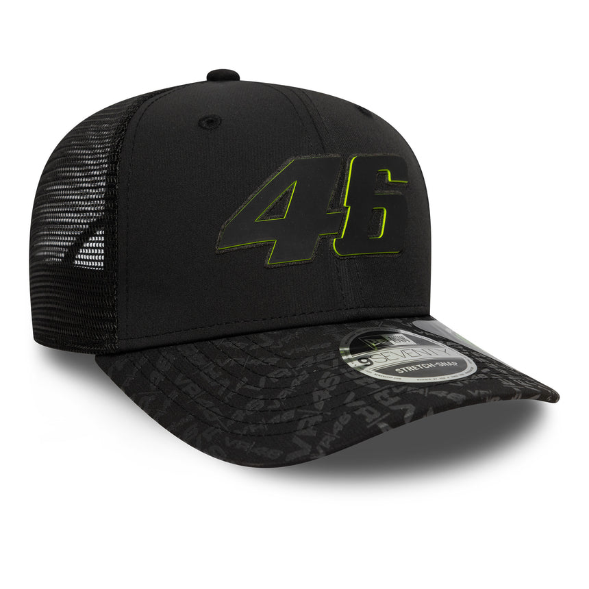 Valentio Rossi #46 cap, VR46, sustainable, New Era, 9SEVENTY, black