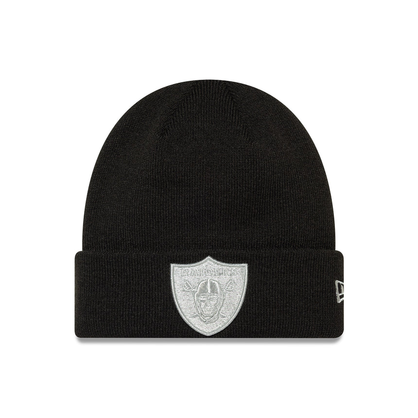 Las Vegas Raiders beanie, plain, New Era, black