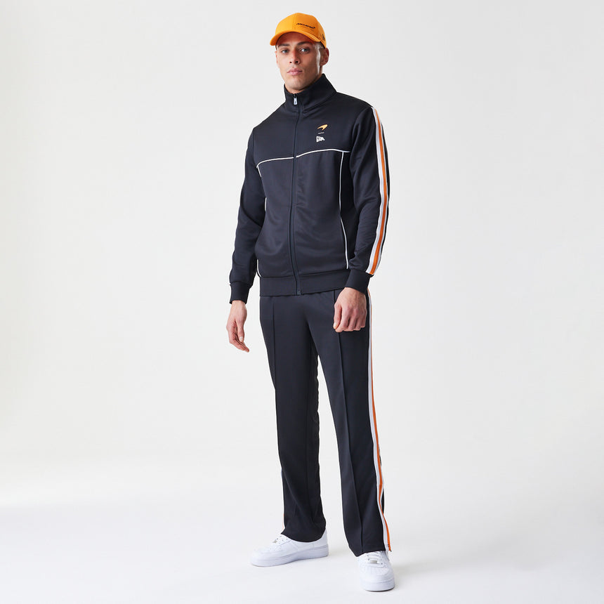 McLaren sweater, full zip, New Era, black