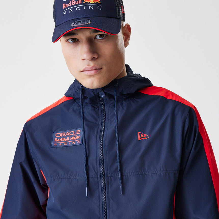 Red Bull Racing jacket, windrunner, New Era, blue