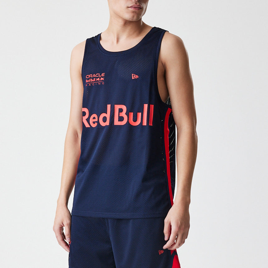 Red Bull Racing sleevless t-shirt, New Era, baseketball mesh, dark blue