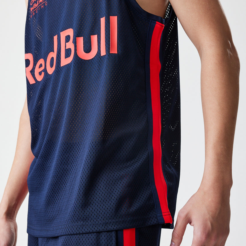 Red Bull Racing sleevless t-shirt, New Era, baseketball mesh, dark blue