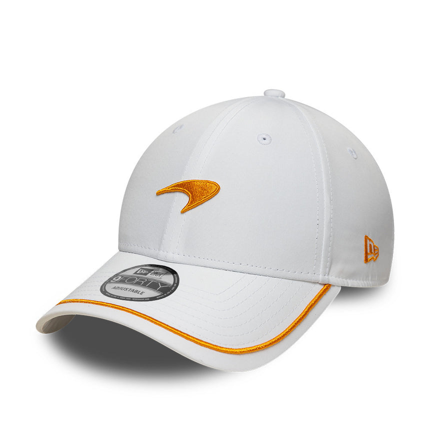 McLaren cap, seasonal, New Eram 9FORTY, white