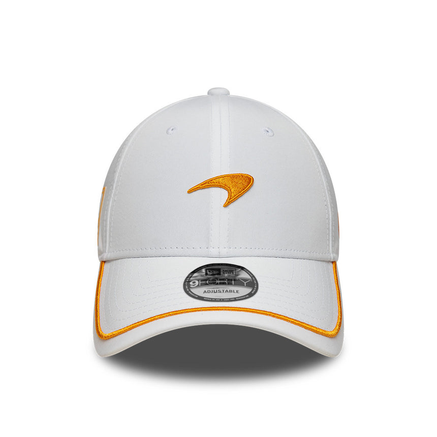 McLaren cap, seasonal, New Eram 9FORTY, white