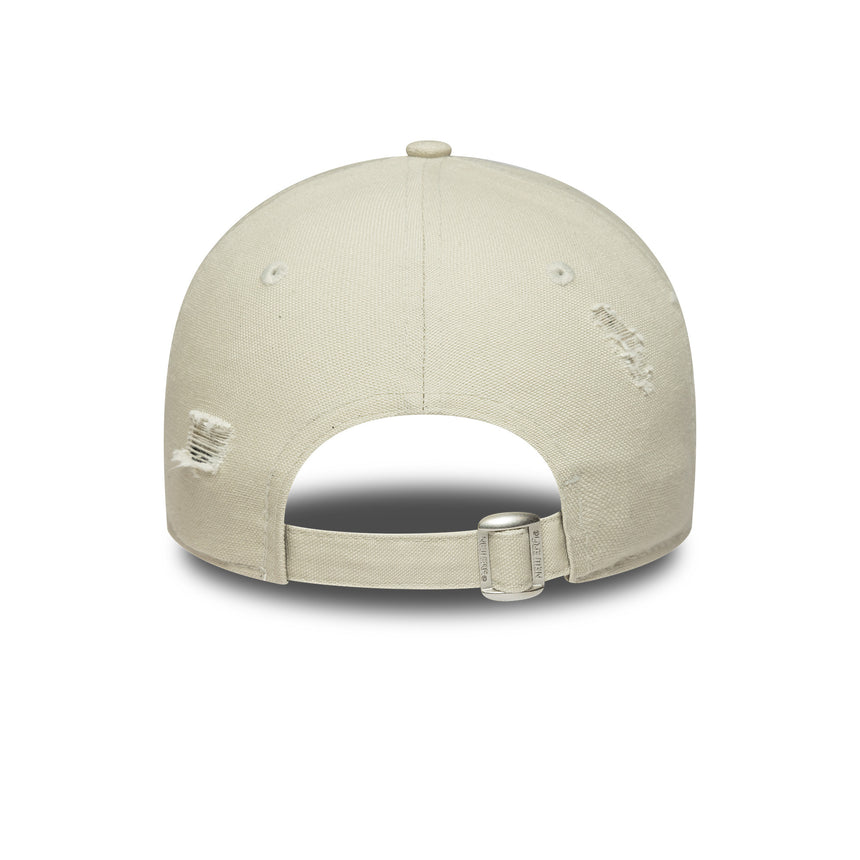 New York Yankees cap, distressed, New Era, 9FORTY, grey, women