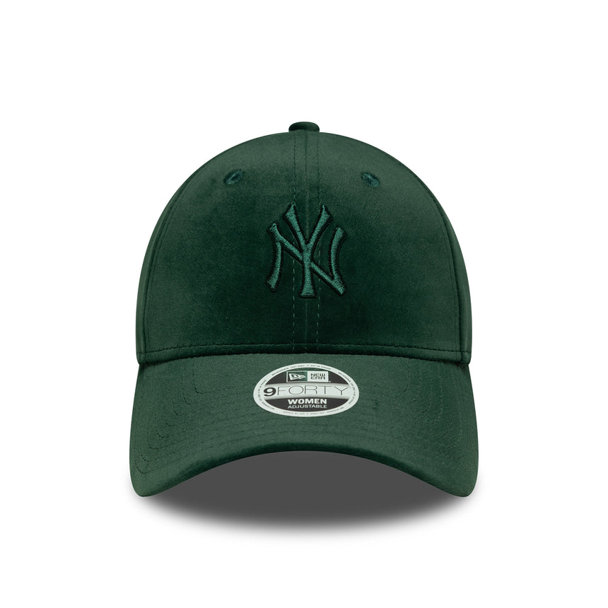 New York Yankees cap, Women, VELOUR, 9FORTY, New Era, green