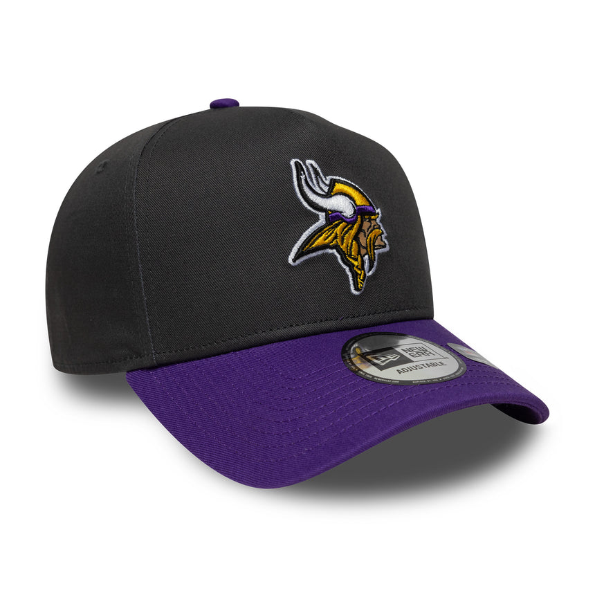 Minnesota Vikings cap, A-Frame, New Era, grey