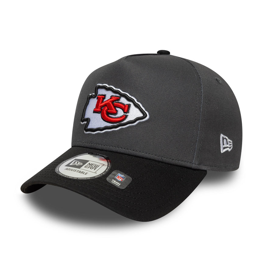 Kansas City Chiefs cap, flawless pin, New Era, 9FORTY, grey