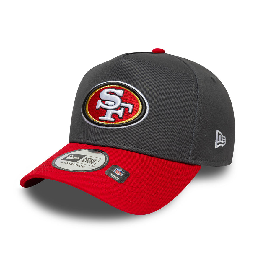San Francisco 49ers cap, A-Frame, New Era, grey