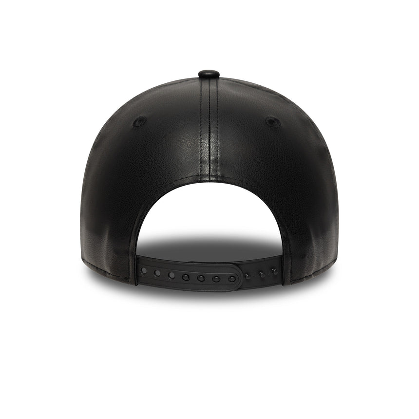 Chicago Bulls cap, PU MC, New Era, 9FORTY, plain, black