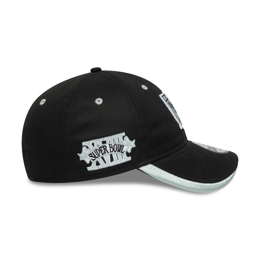 Las Vegas Raiders cap, NFL, New Era, 9TWENTY, black