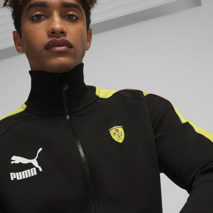 Ferrari jacket, Puma, Race Iconic T7 Track, black - FansBRANDS®
