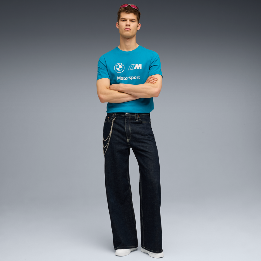 BMW logo t-shirt, Puma, Essential, MMS, blue 🔥