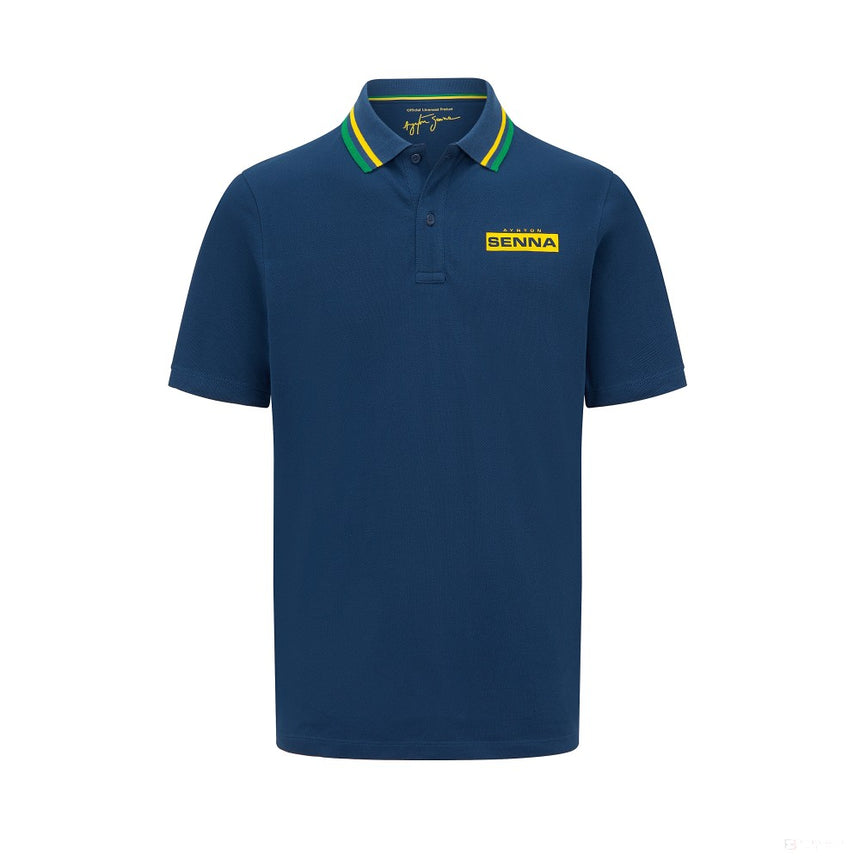 Ayrton Senna Mens Logo Polo 2022 - FansBRANDS®