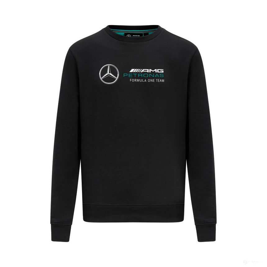 Mercedes Mens Crew Sweatshirt, Black - FansBRANDS®