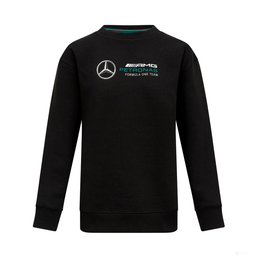 Mercedes Womens Crew Sweatshirt, Black - FansBRANDS®