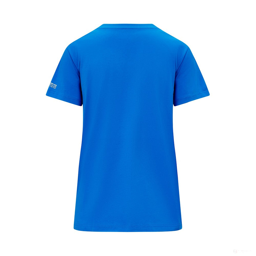 Mercedes Womens George Russell Logo Tee, Blue - FansBRANDS®