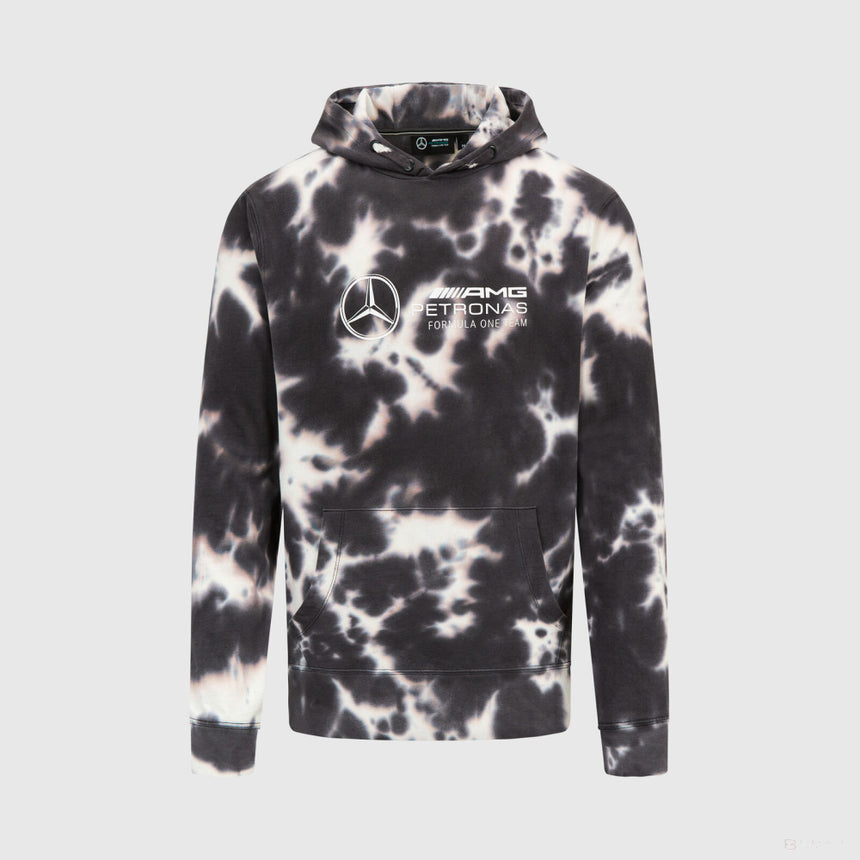 Mercedes Tie Dye Hoody, Grey - FansBRANDS®