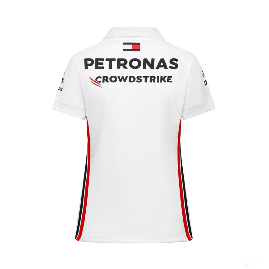 Mercedes Team Womens Polo, White, 2023 - FansBRANDS®