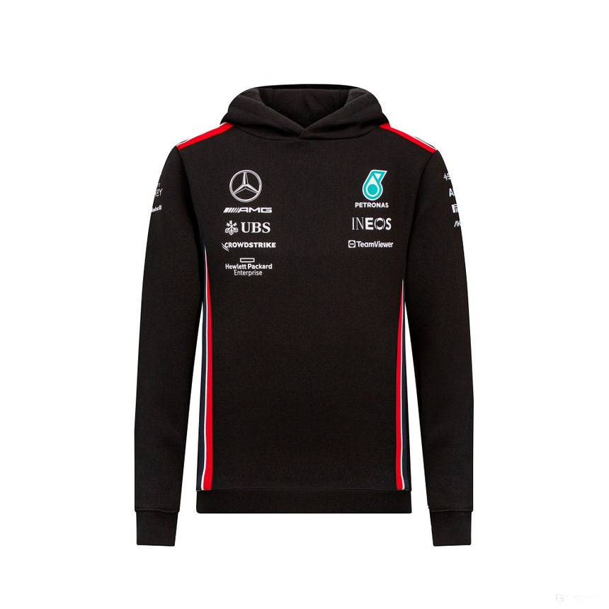 Mercedes Team Kids Hoody, Black, 2023 - FansBRANDS®
