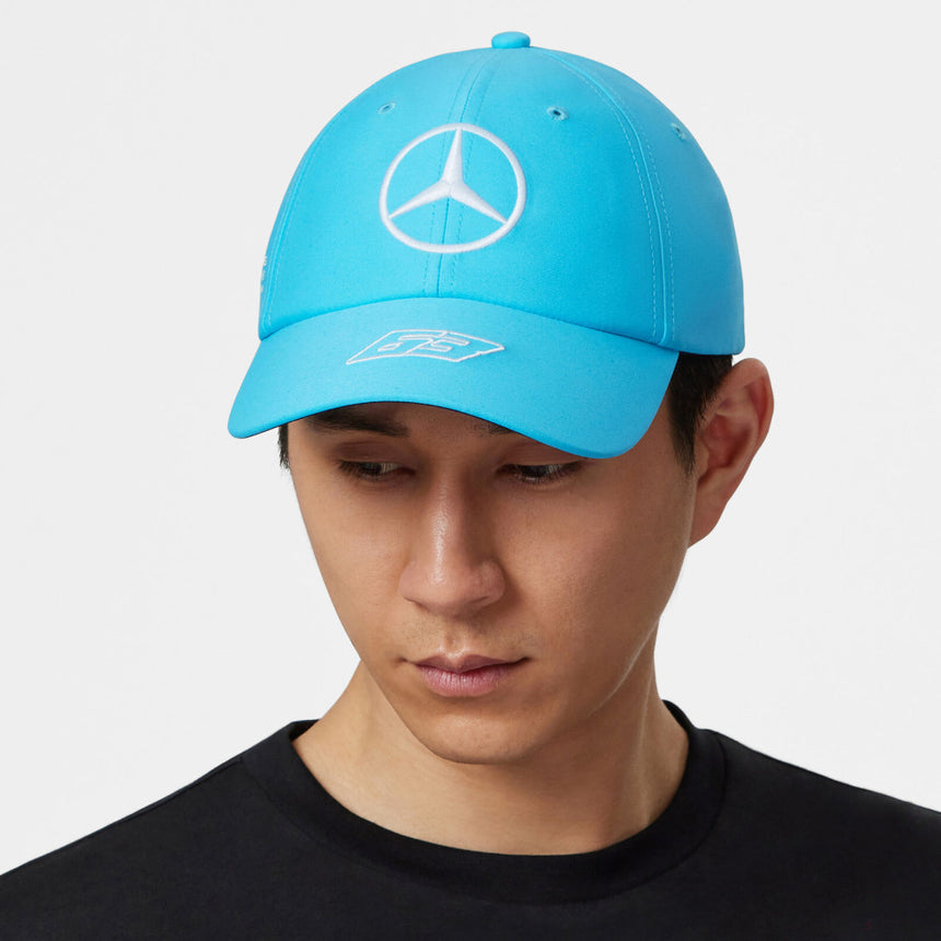 Mercedes Team George Russell Driver Dad Cap, Blue, 2023 - FansBRANDS®