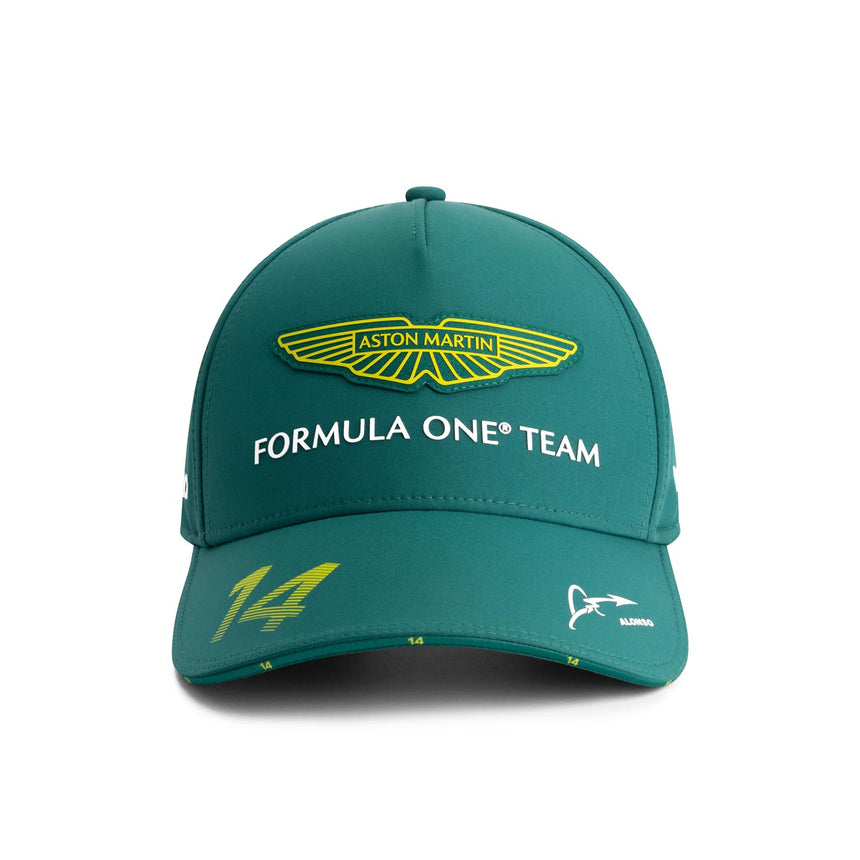 Aston Martin cap, team, Fernando Alonso, kids, green