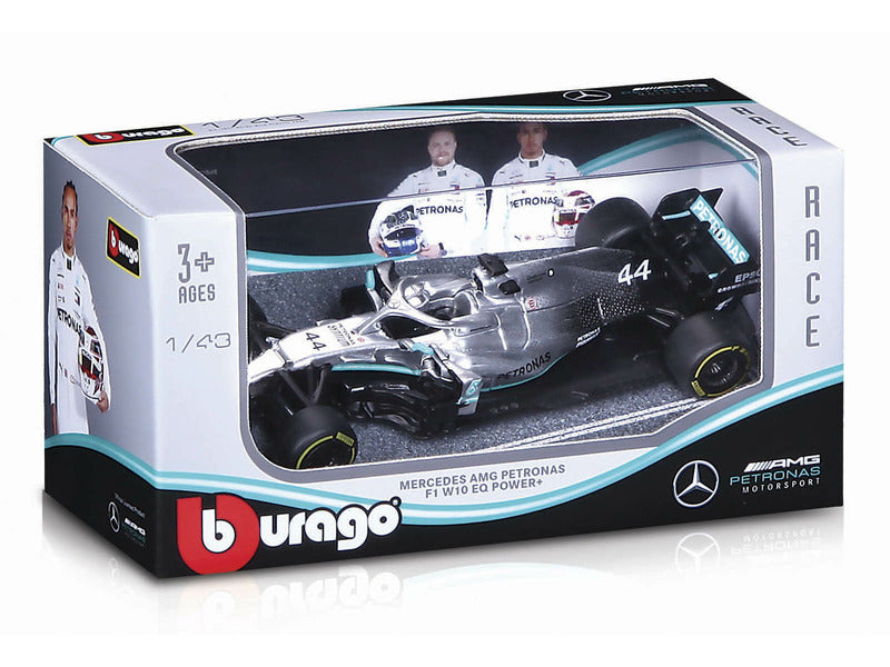 Mercedes model car, bburago, Lewis Hamilton #44, W10 EQ Power+