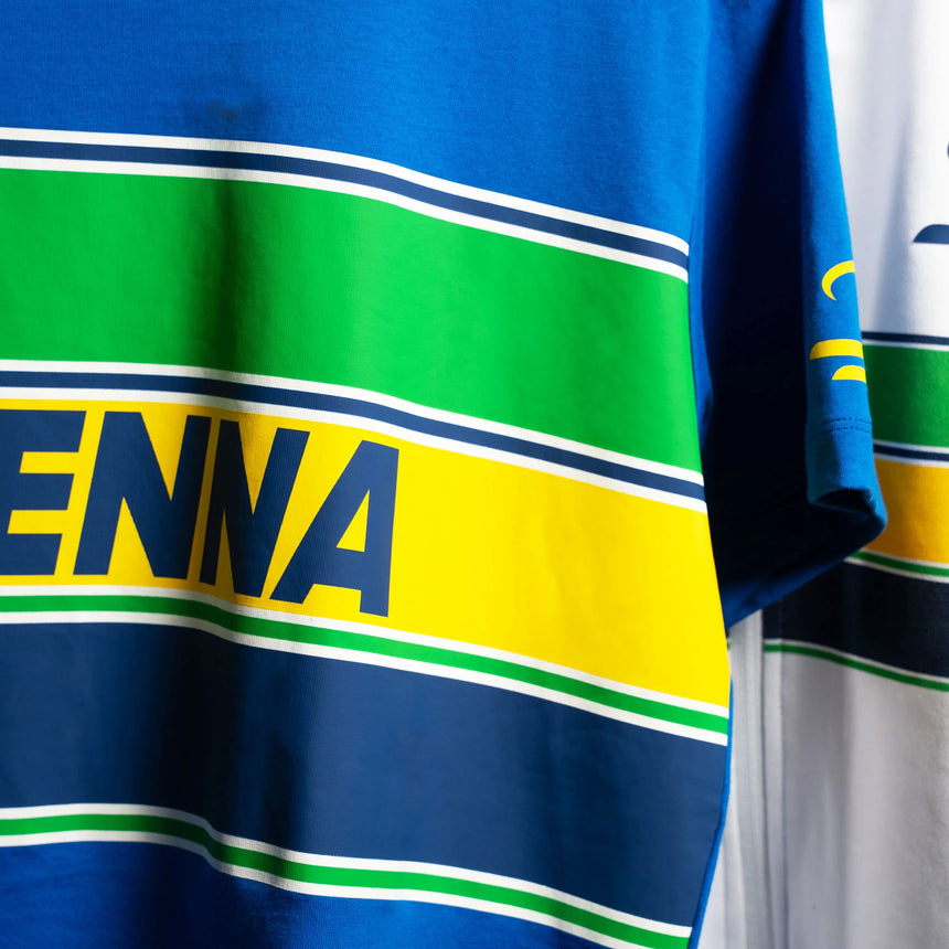 Ayrton Senna t-shirt, #SENNA, blue, 2025