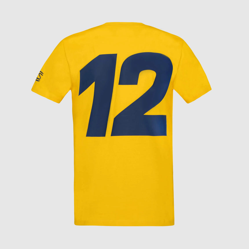 Ayrton Senna t-shirt, #SENNA, yellow, 2025